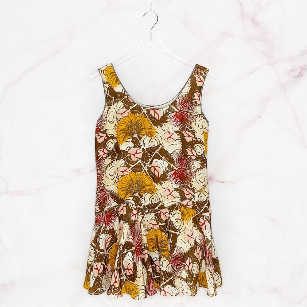 Free People Floral Print Tunic
